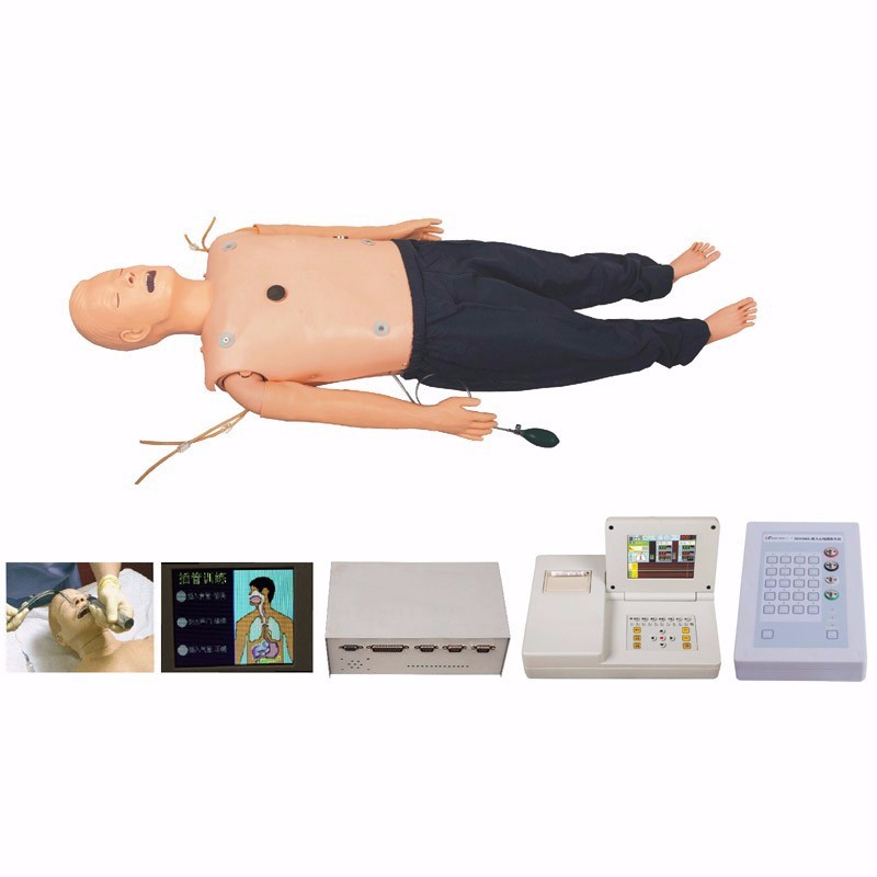 高級多功能急救訓練模擬人（心肺復蘇CPR、氣管插管、除顫起搏四合一功能、嵌入式系統(tǒng)）